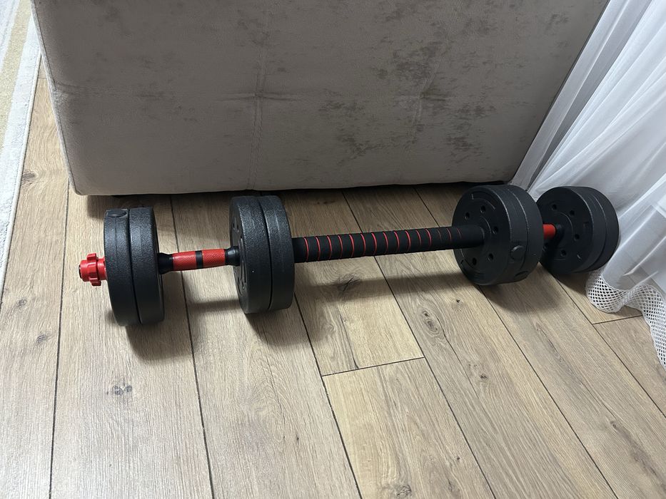 Продам гантели и штанга трансформер