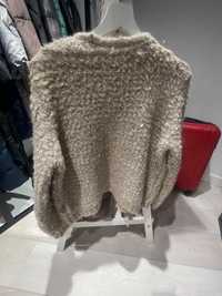 Jacheta aurie din lana