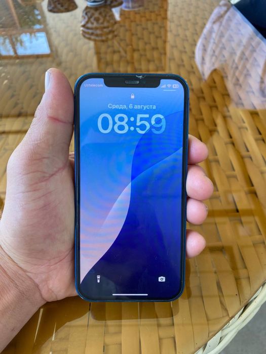iPhone 12 halati yaxwi ozim tutgan tel 91% 128 tali karopkasi bor aybi