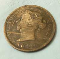Moneda 1890 One 1 piastre Cipru bani vechi pt colecție,monezi