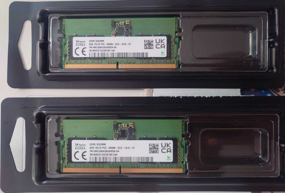 Vand memorii RAM laptop SK-Hynix 2 x 8GB DDR5 5600MHz SODIMM (16GB)