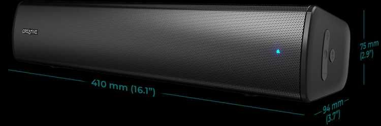 Soundbar Creative STAGE AIR V2, 2.0, Bluetooth 5.3, USB-C, Aux-in