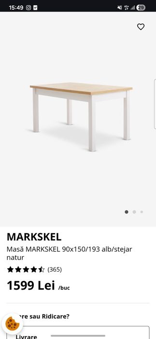 Masa extensibila MARKSKEL jysk natur