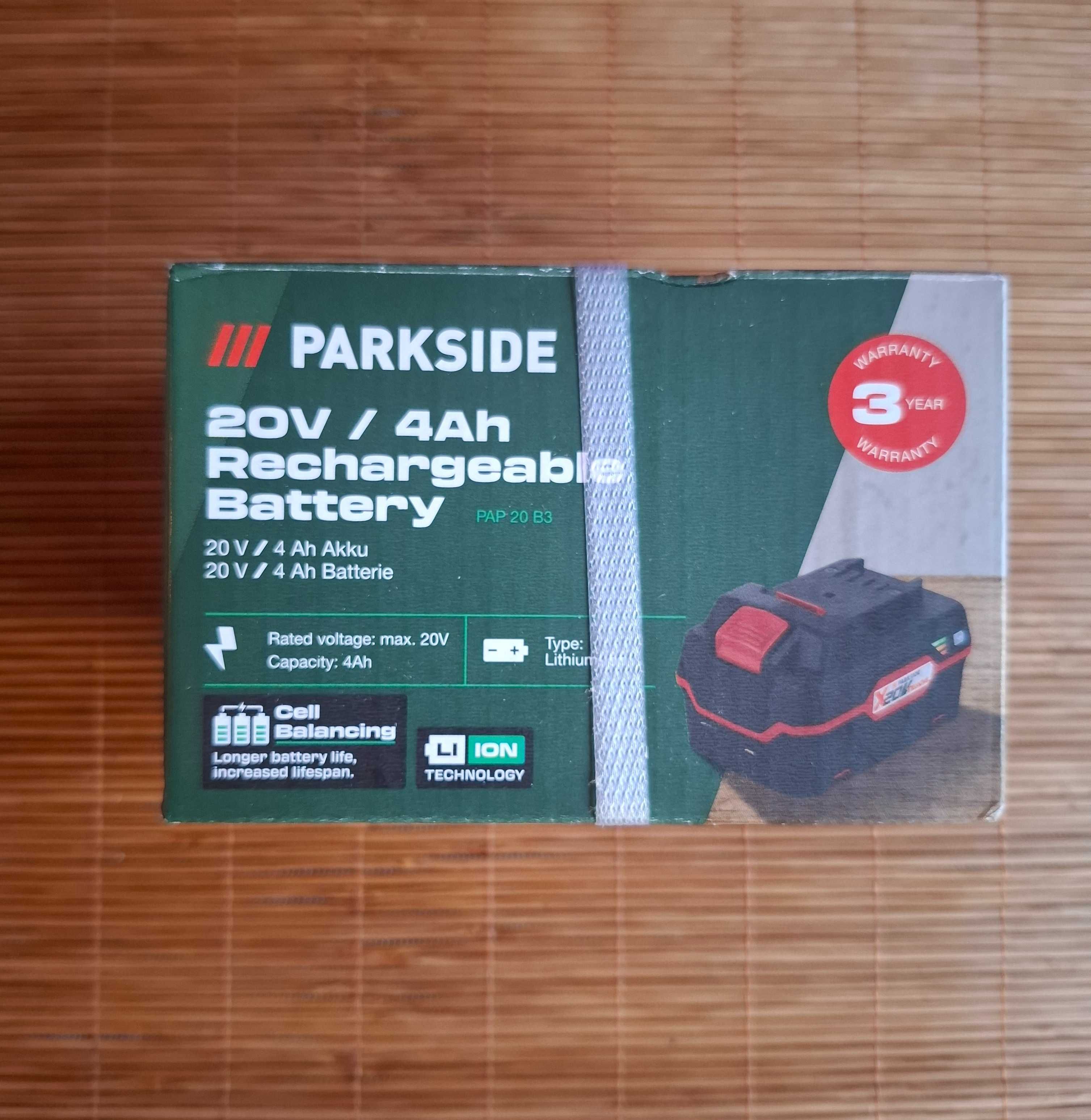 Parkside батерия 20V 4Ah