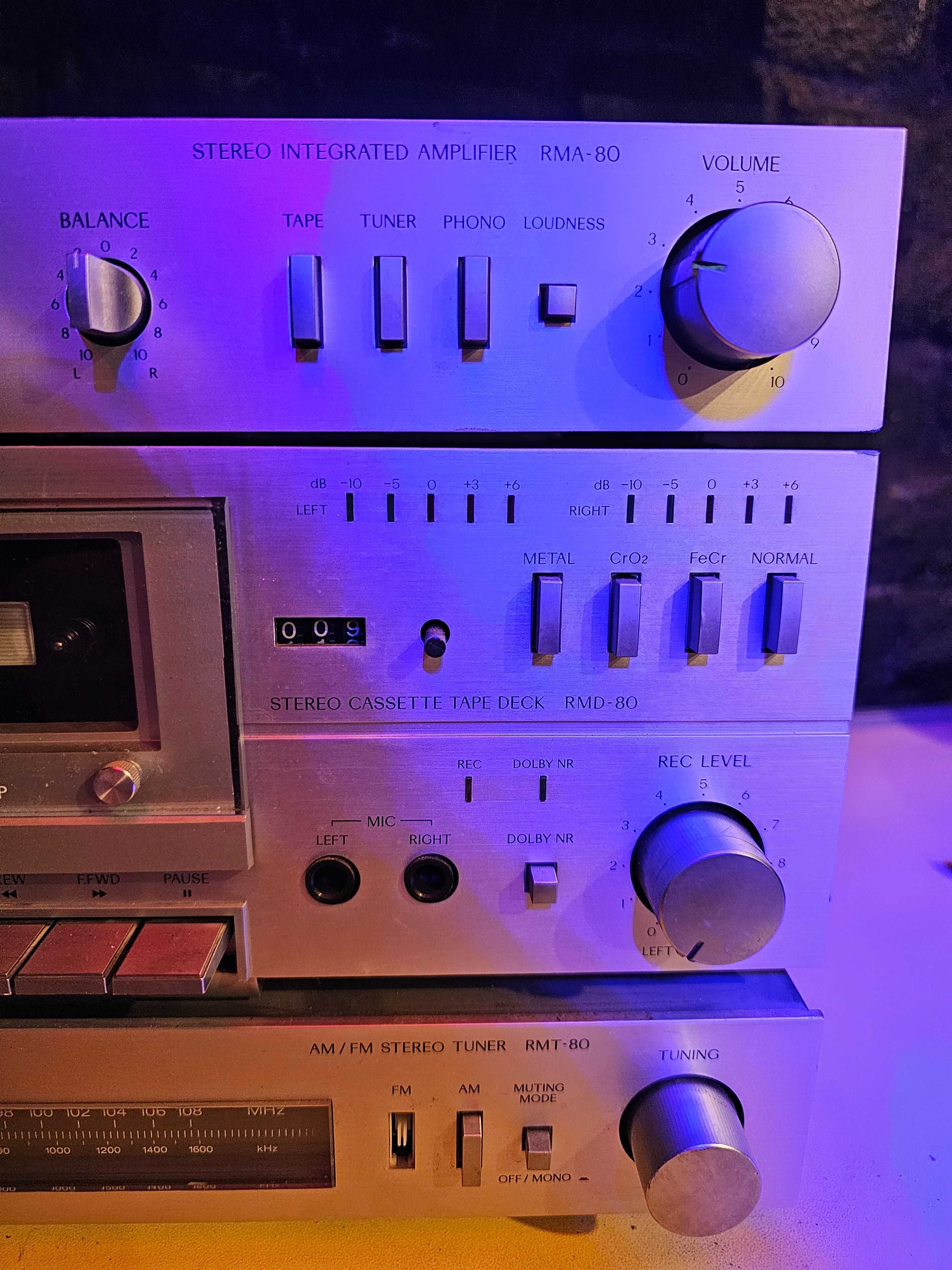 Statie linie Rotel RMA-80 Deck RMD-80 Tuner RMT-80 JAPAN