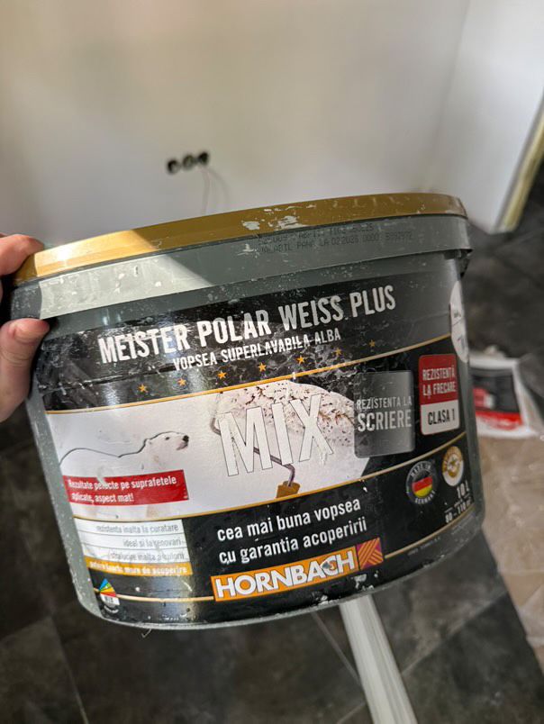 Vopsea lavabilă Gri Meister Polar Weiss Plus