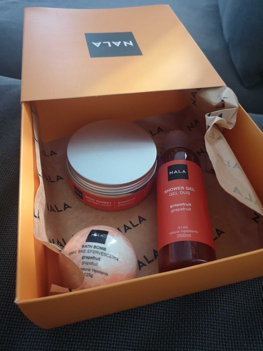 Set NALA Baie și Hidratare - Grapefruit (Șerbet)