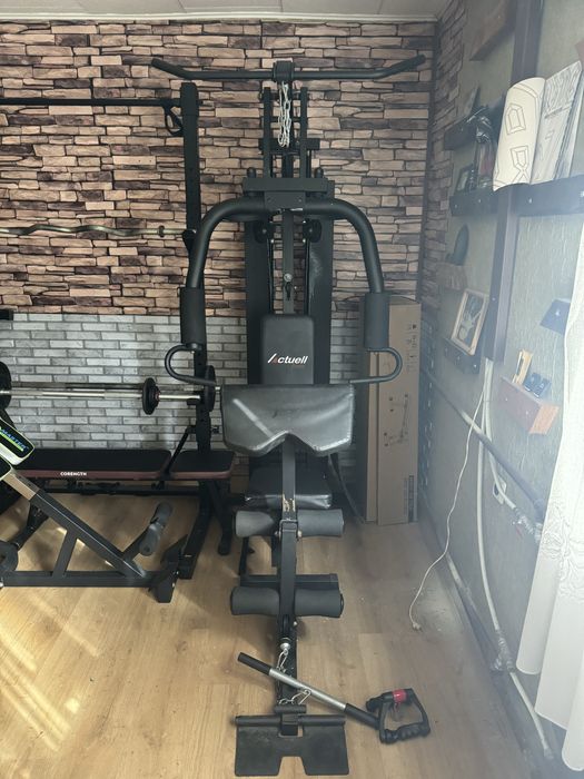 Гладиатор + фитнес уреди и тежести