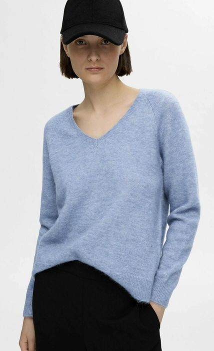 Selected Femme пуловер алпака и вълна р-р ХС