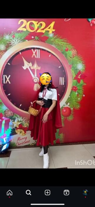 Новогодний костюм красной шапочки,За 7000