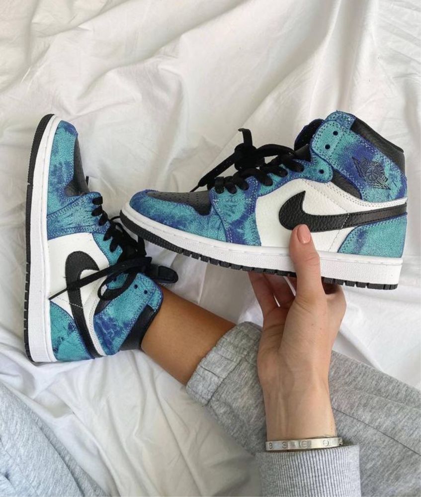 Air Jordan 1 High Tie Dye ( 40) 25см. Маратонки