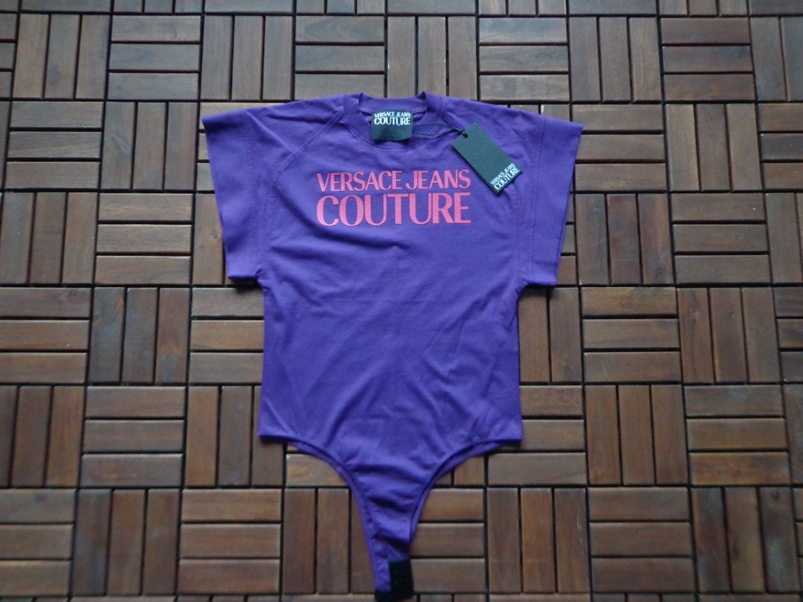 Дамско боди Versace Jeans Couture Purple Body With Logo