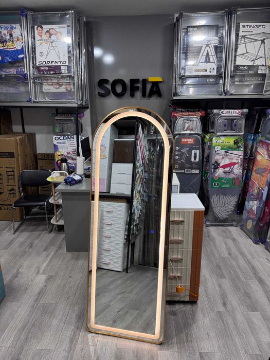 Зеркало напольное и настенное с лед подсветкой 65*175