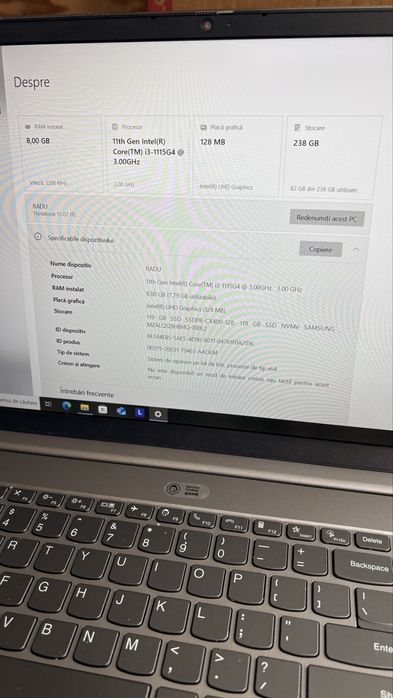 Laptop Lenovo i3