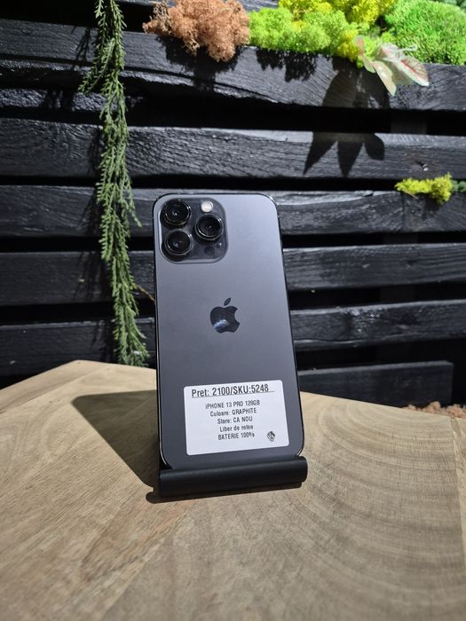 iPhone 13 Pro 128gb Graphite Bat 100%/Fact+Garantie