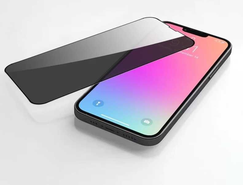 Folie sticla Privacy pentru  Iphone 13 , 13 Mini , 13 Pro , 13 Pro Max