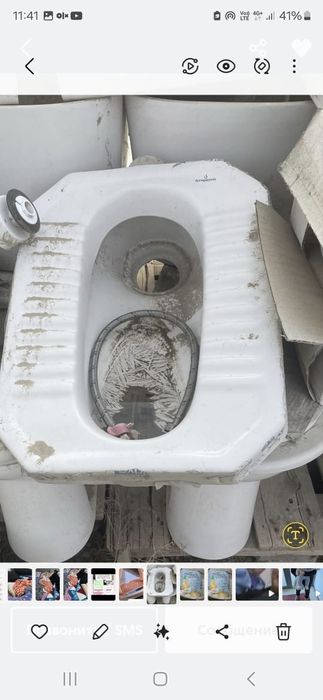 Продам новый унитаз напольный 10000т