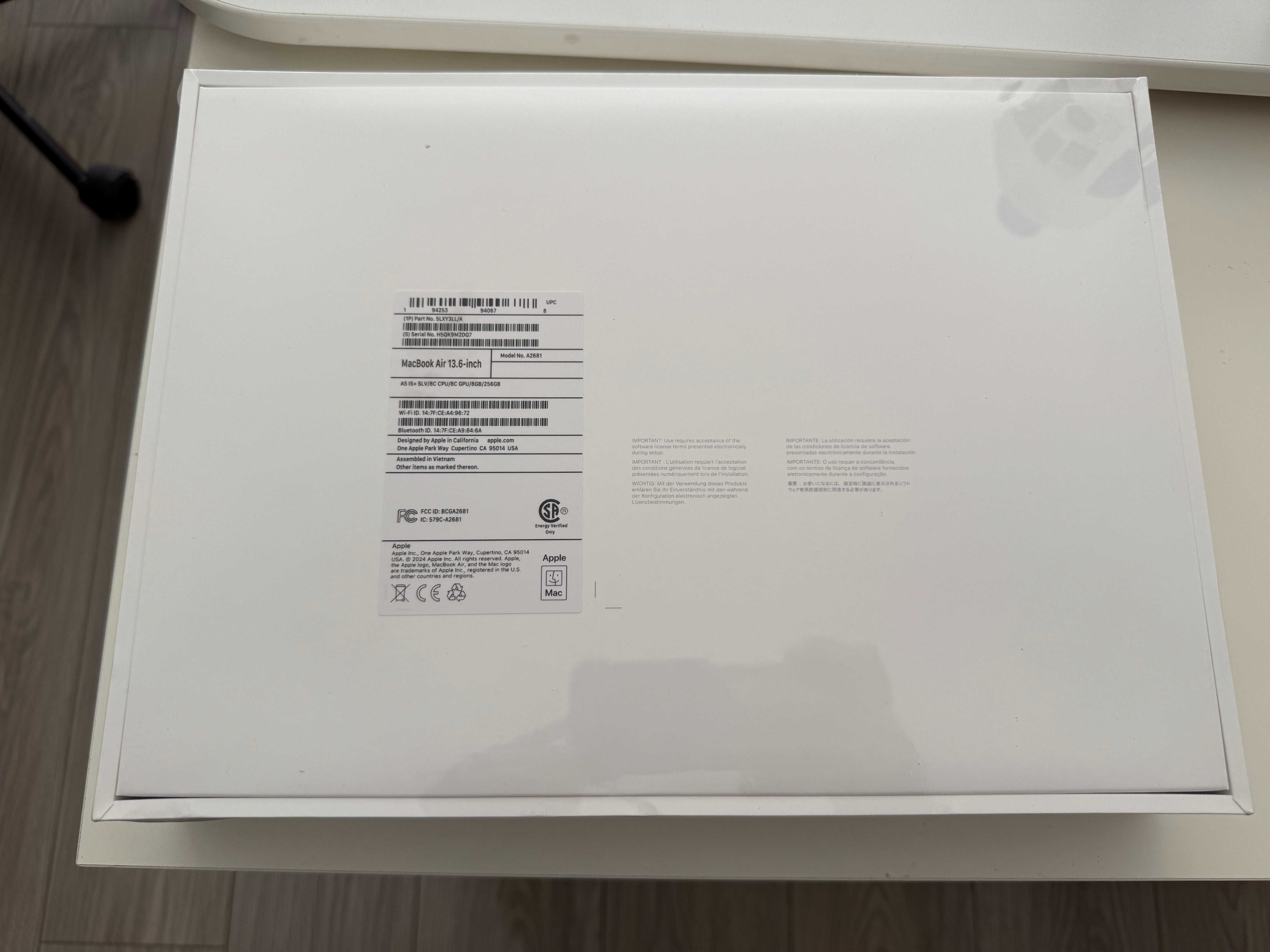 НОВИ MacBook Air 13"/15" M2 8GB , 256 / 512- 2г. ГАРАНЦИЯ