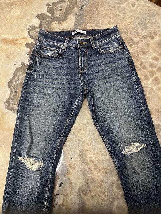 Дънки Zara, mom fit, 34 размер