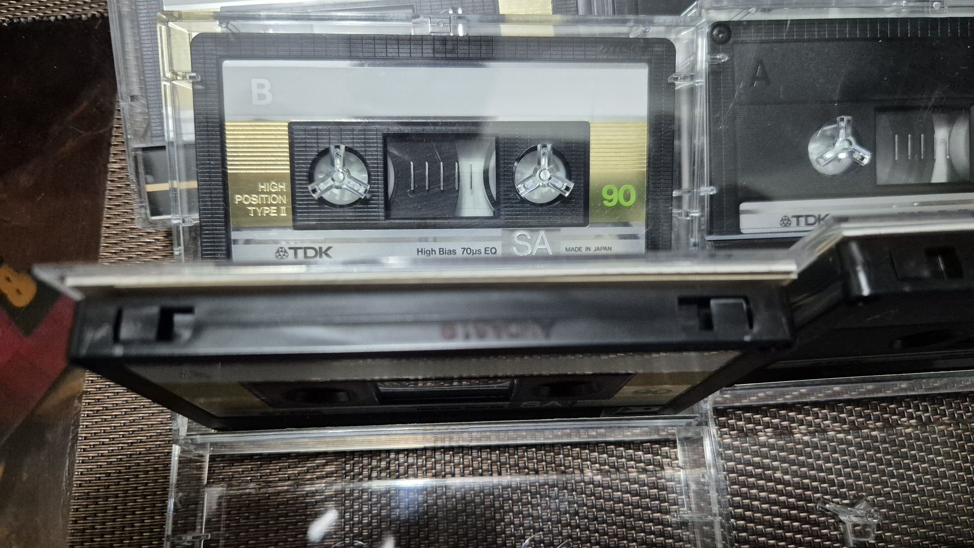 Кассеты TDK SA90 (Gold & Silver version)1987 г !! Цена 100$  за 10штук
