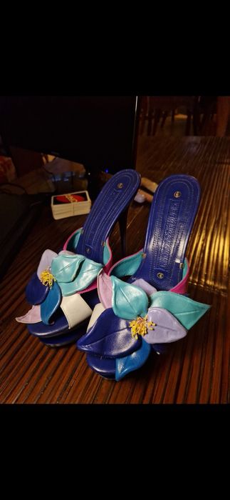 Tocuri Piele Gianmarco Lorenzi Vintage Floare