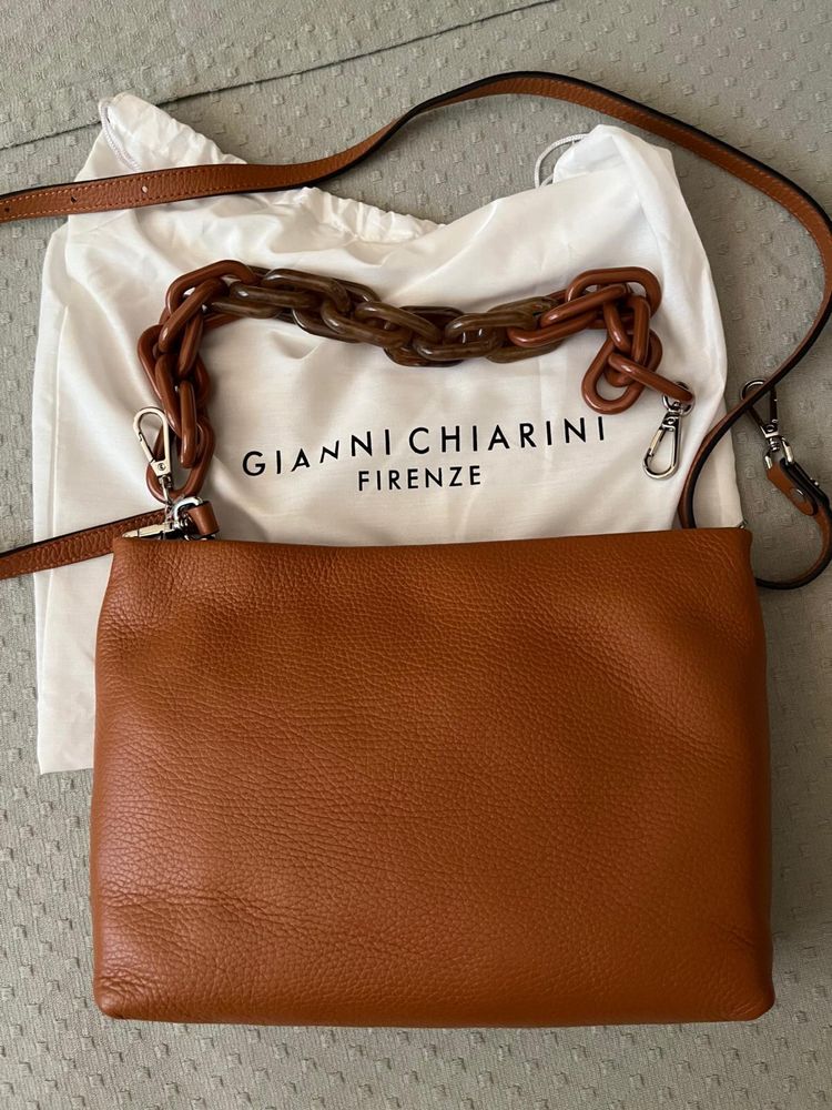 ЧИСТО НОВА Gianni Chiarini Brenda с етикет и от естествена кожа