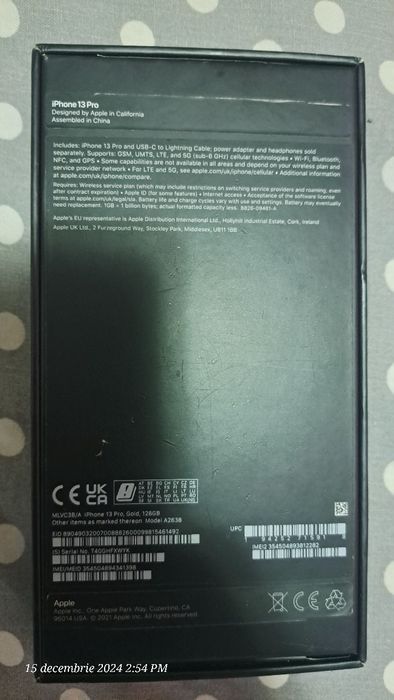 Cutie iphone 13 pro gold