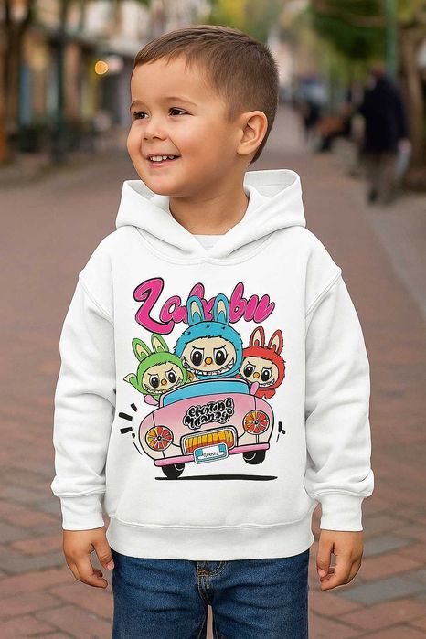 Детски суичъри, тип Hoodie LABUBU / ЛАБУБУ - 5 цвята. СУПЕР Качество!