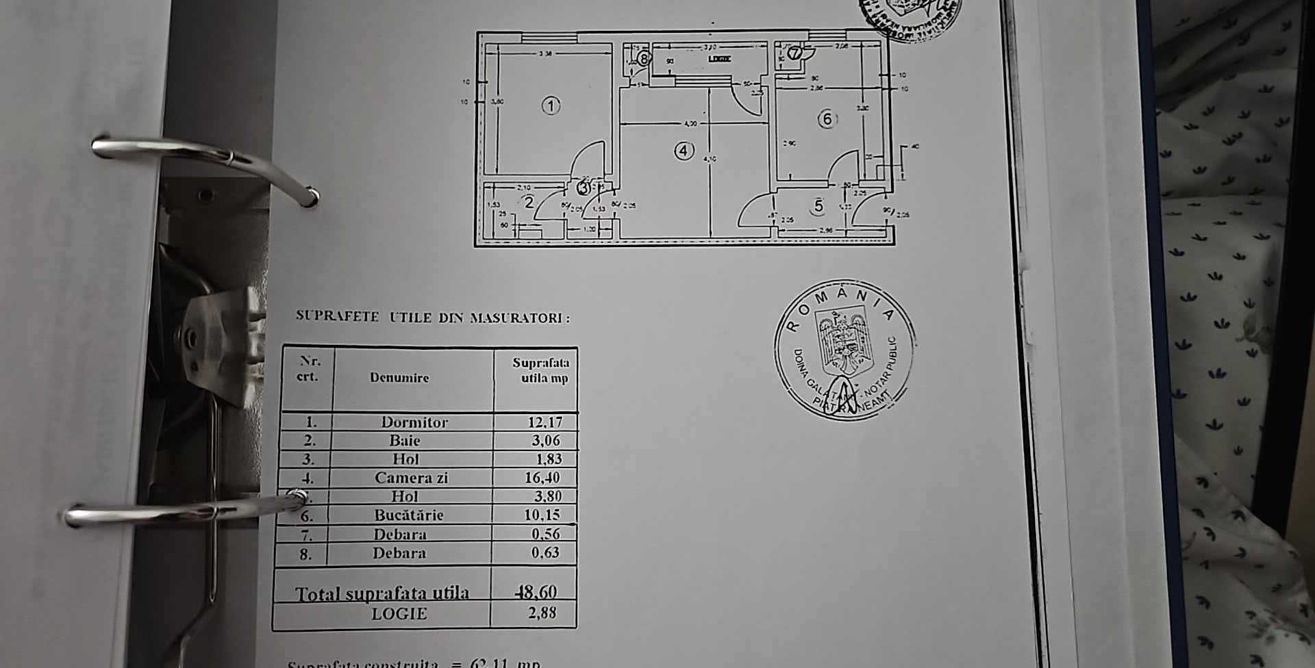 2 camere SD Piata Maratei etaj 3/4 liber