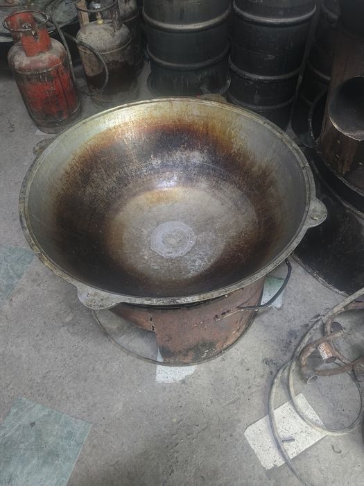 Прокат аренда Казан-ошак, титан посуда разное