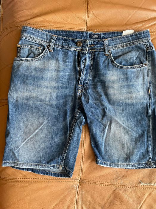 Къси дънкови гащи Armani Jeans