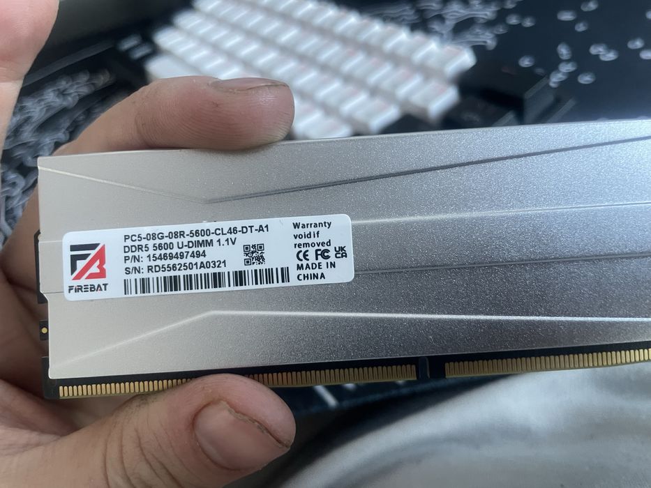 Оперативная память ддр5 8 гб