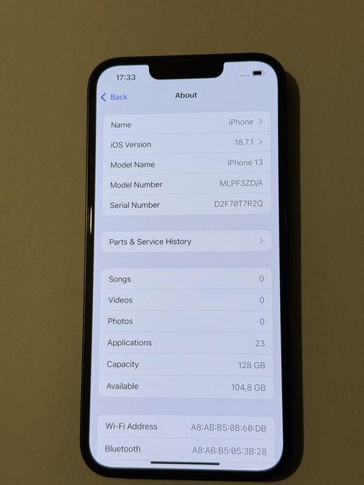 Iphone 13, 128 GB