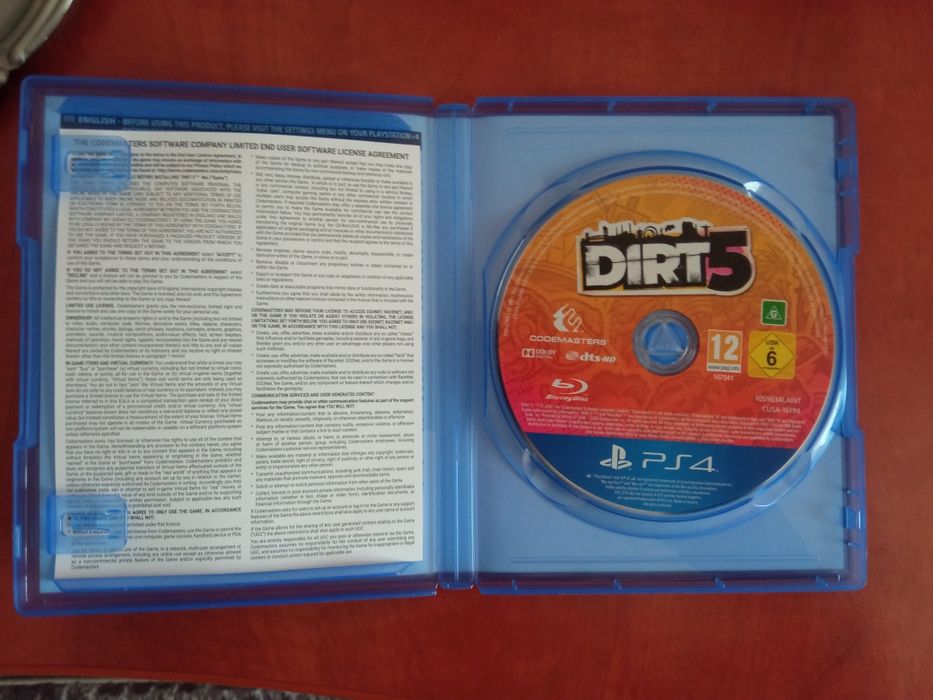 Vând joc Dirt 5 (Racing ultimul din serie) Ps4 /Ps5
