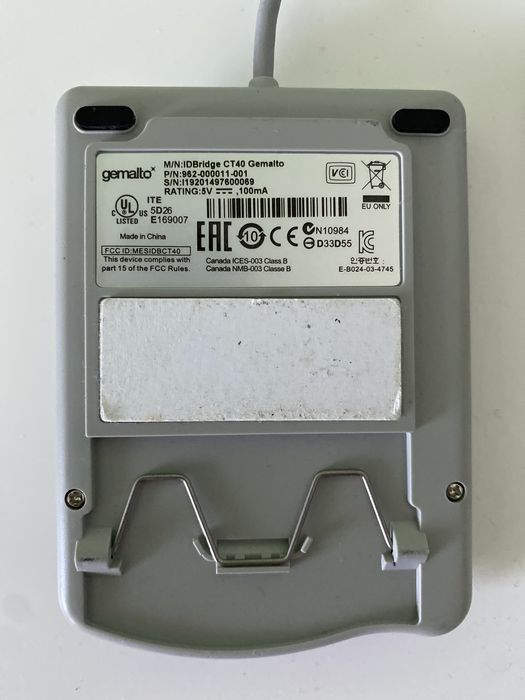 Cititor de carduri Gemalto IDBridge CT40