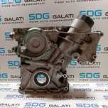 Capac Distributie Motor Semering Vibrochen Arbore Cotit cu Carcasa Suport Filtru Ulei Mercedes Clasa C Class W203 C180 C200 1.8 B Kompressor 2000 - 2007 Cod R1110151001 1110151001 [2590]