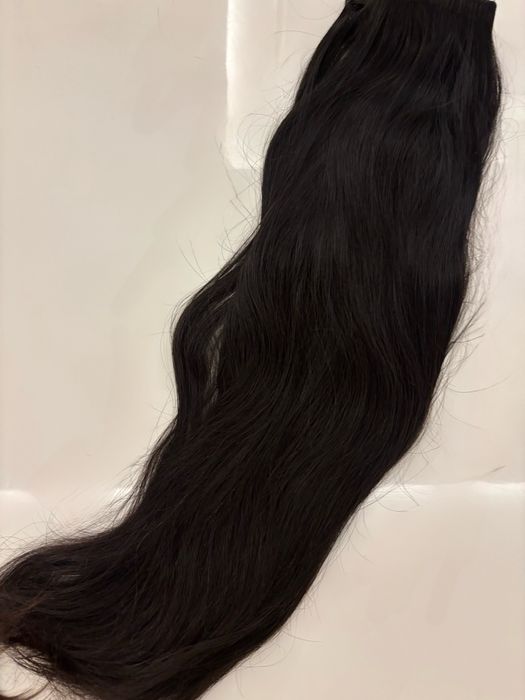 Премиум естествена ръчно наплетена човешка коса