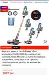 Aspirator vertical fara fir Fieety V7 cu acumulator Oferta N