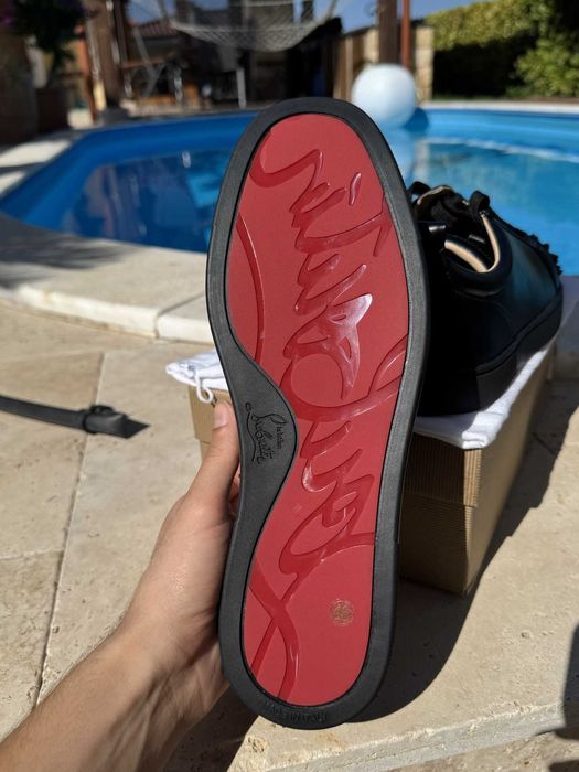 Christian Louboutin Black Spikes Мъжки Обувки 46 EUR + Кутия + Dustbag