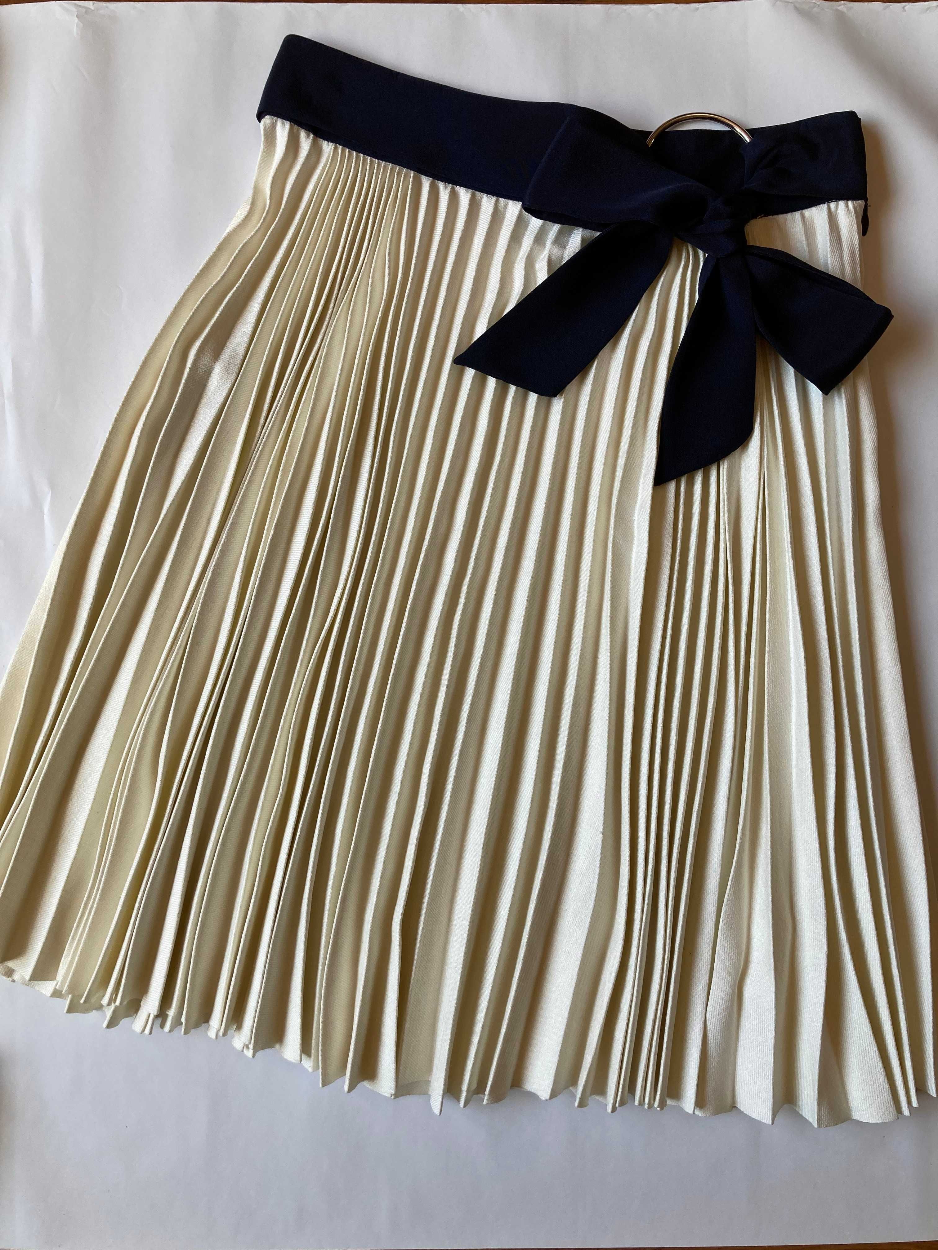 Бяла плисирана пола 3.1 Phillip Lim