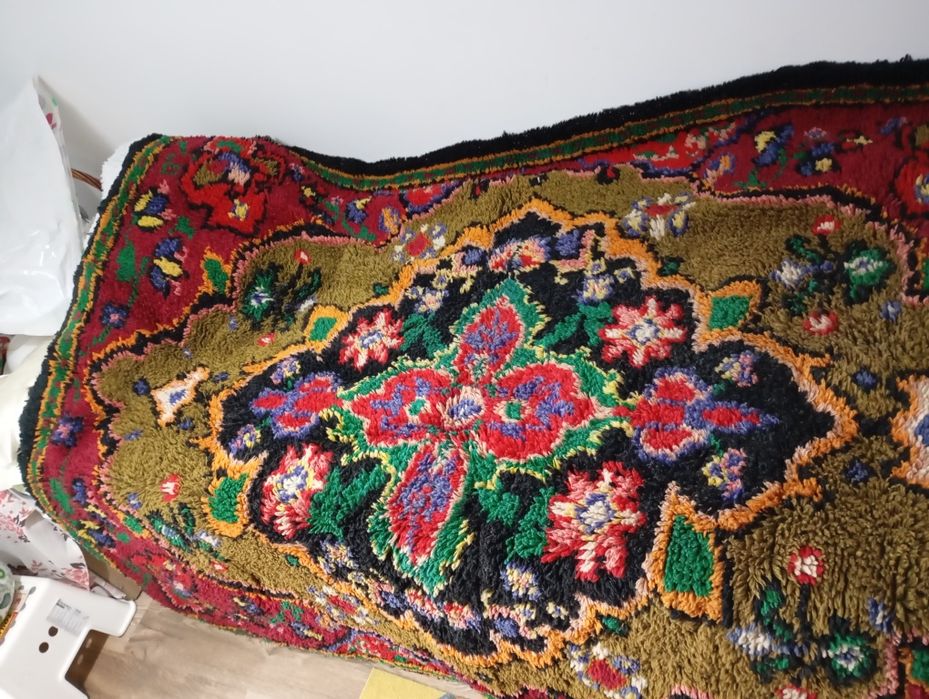Халище многоцветно 200/150 см ръчно тъкано