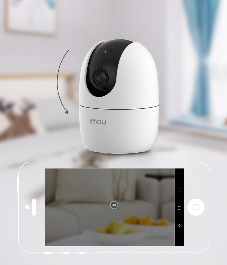 Видеокамера IMOU RANGER 2 1080P работает через WIFI есть приложение.