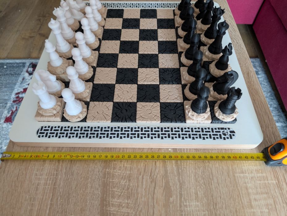 Sah deosebit | 3D printed + blat lemn MDF