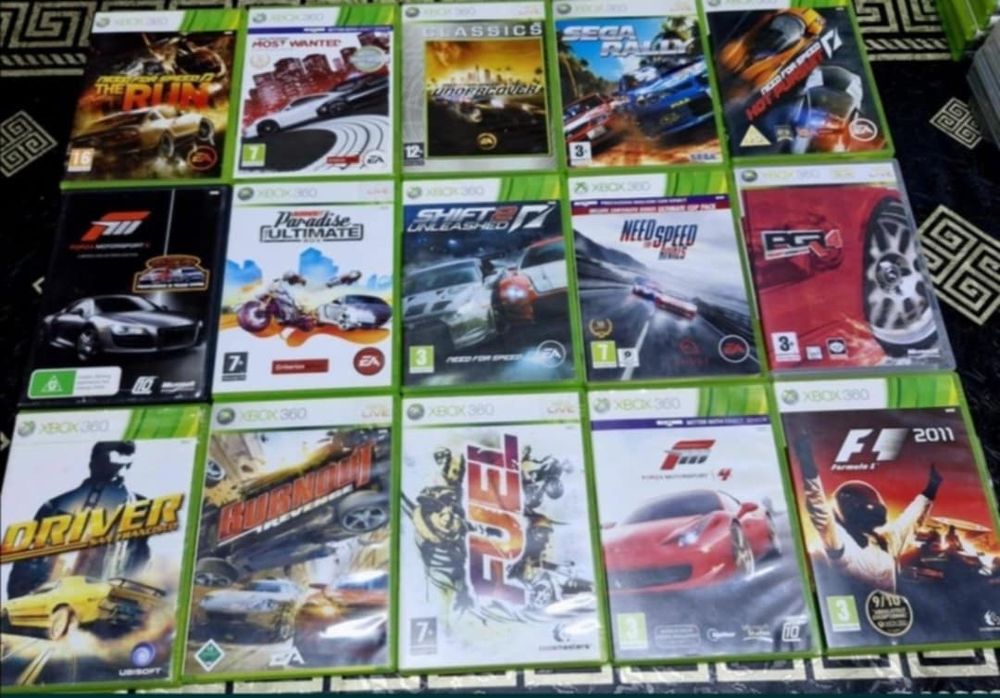 Fifa 17/18/Tekken/Dragon B/NFS/F1/Grand T/Grid Xbox 360/PS 3