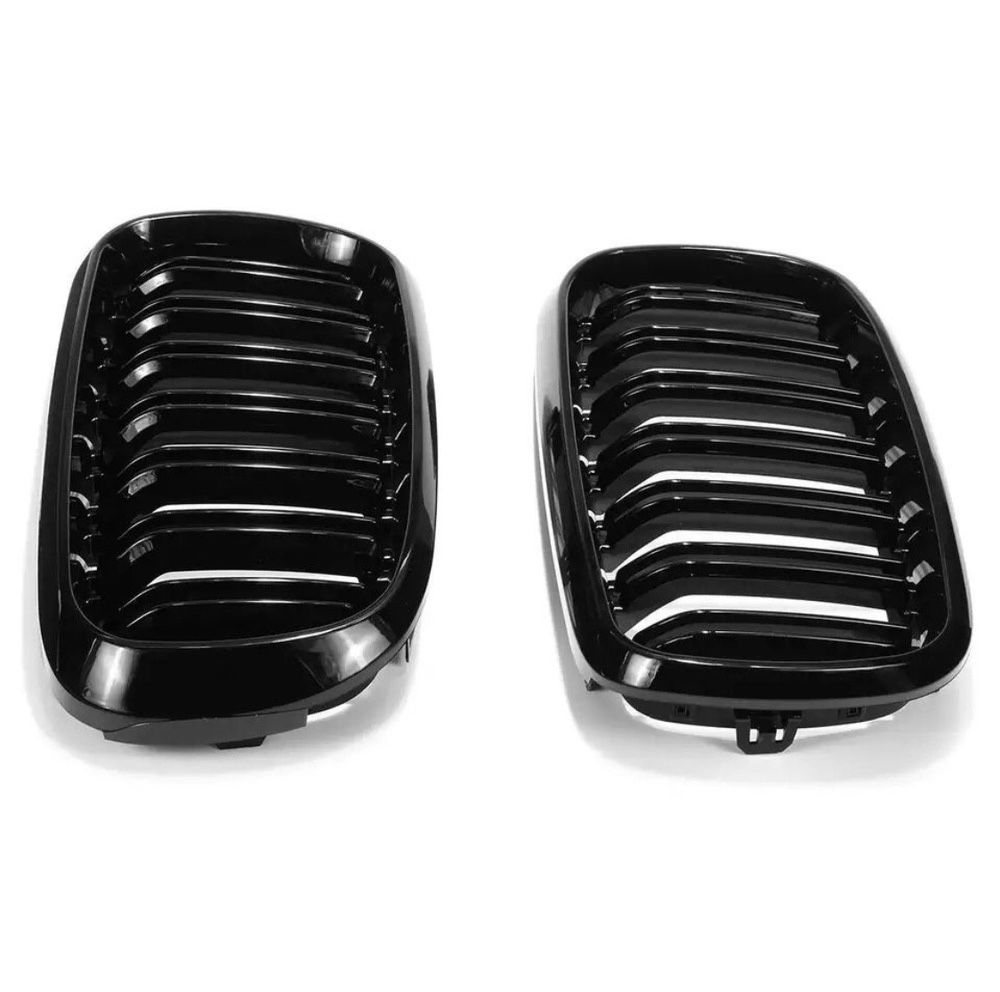 Set Grile duble capac oglinzi negru lucios M Bmw X5 F15 X6 F16 F85 F86