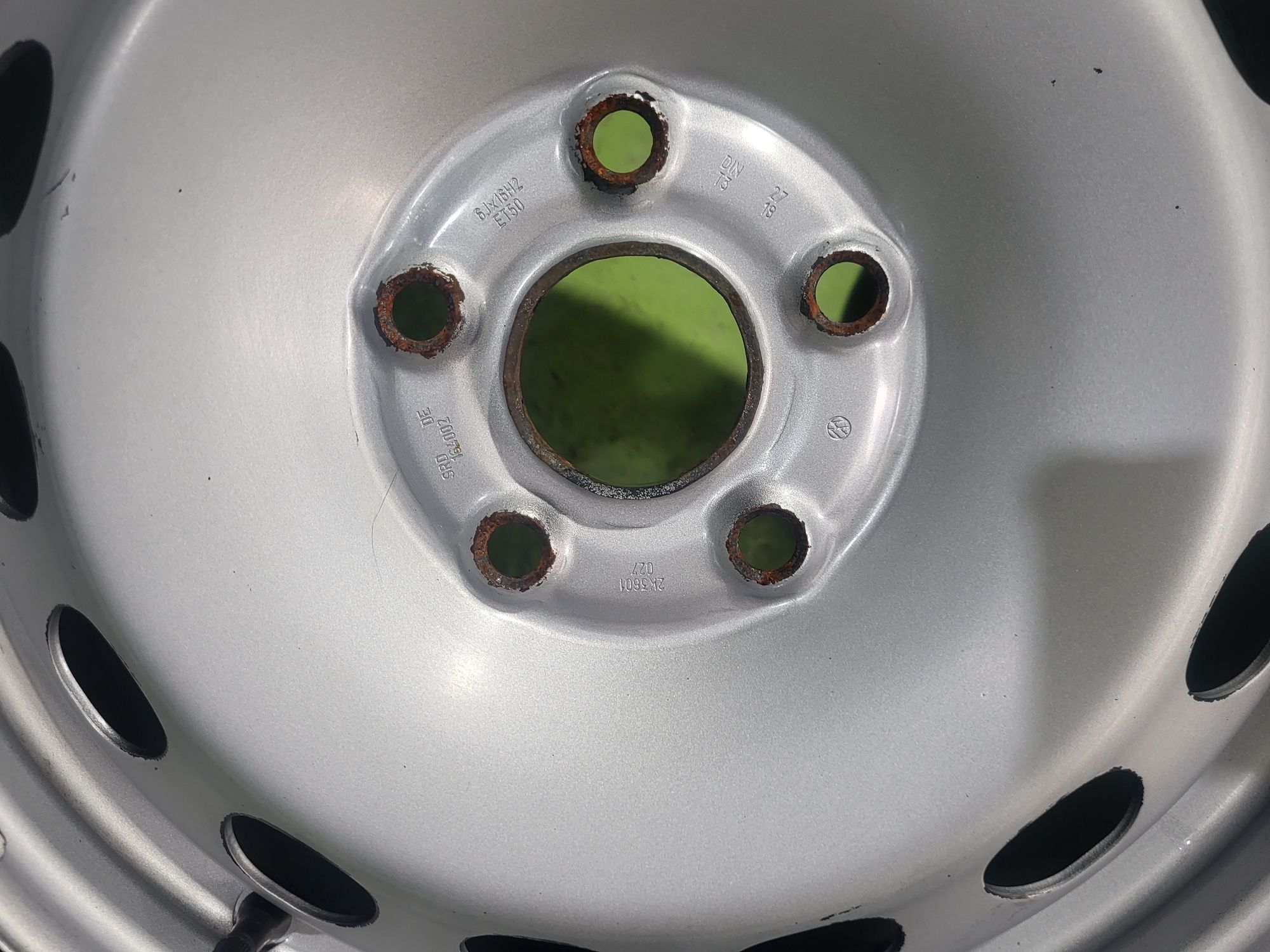 16 5х112 метална джанта Vw Audi Skoda Seat 5х112 джанти резервна гума