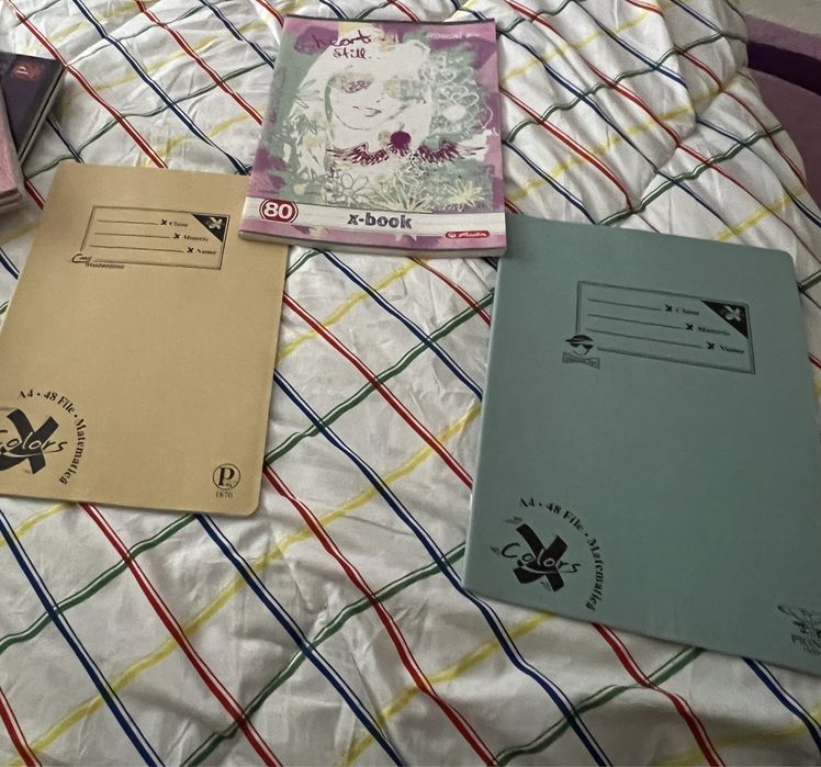 Caiete matematica si dictando A4 si A5 mari, mici- 48,60 si 80 de file