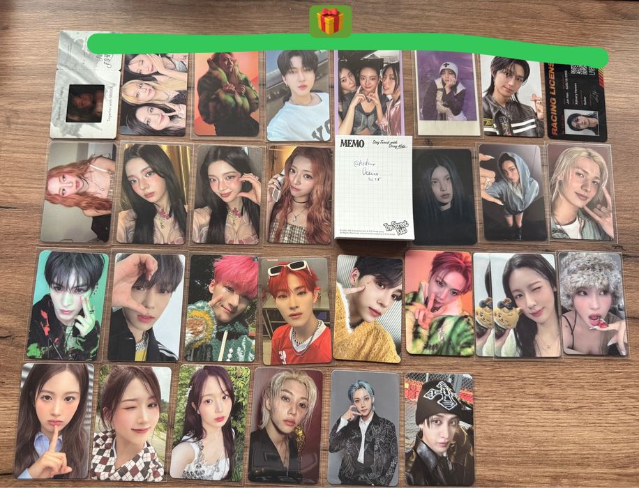 карты stray kids/itzy/aespa/xdinary heroes