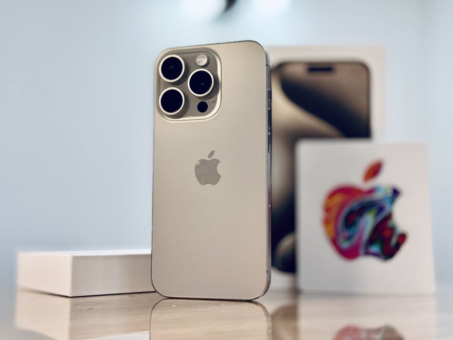 iPhone 15 Pro 256GB Natural Titanium 89% Neverlocked