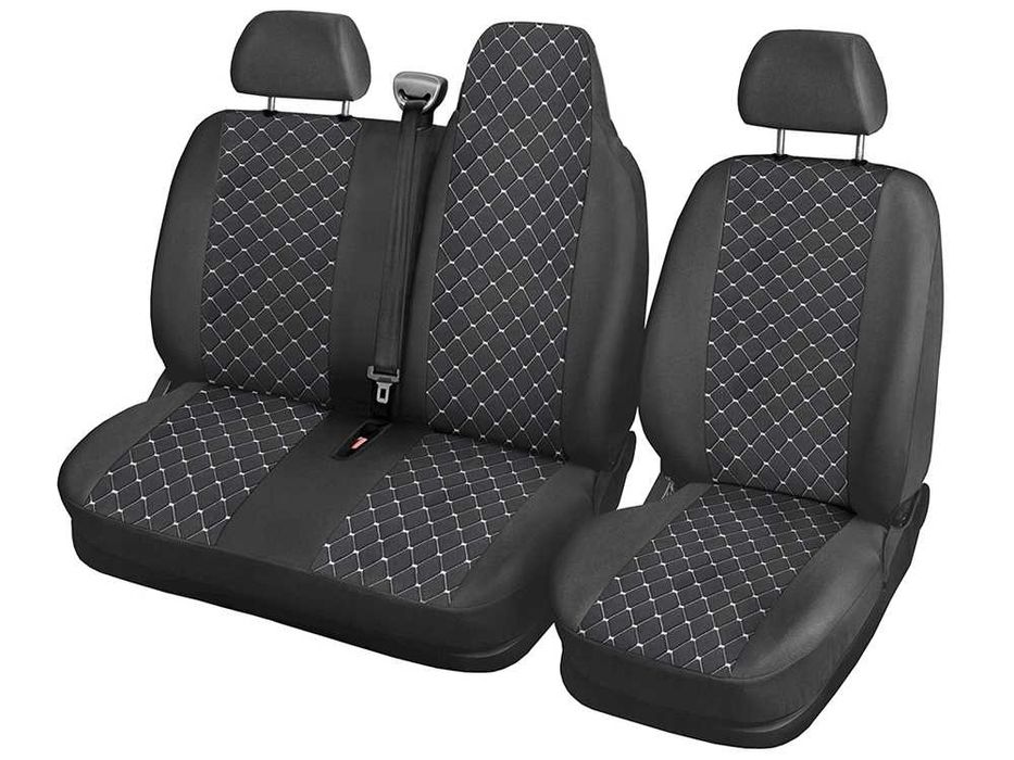 Тапицерия за Renault Master / Рено Мастер 2009+ 2+1 бял шев